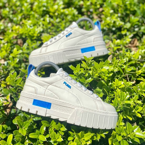 Puma Mayze Infuse Tan Lifestyle Platform Sneakers - Picture 9 of 10